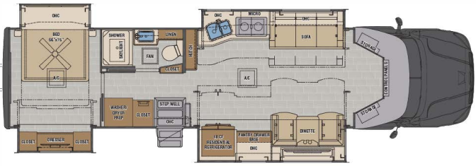 View 2023 Renegade RV Explorer 38EMB complete specs and manufacturer brochures