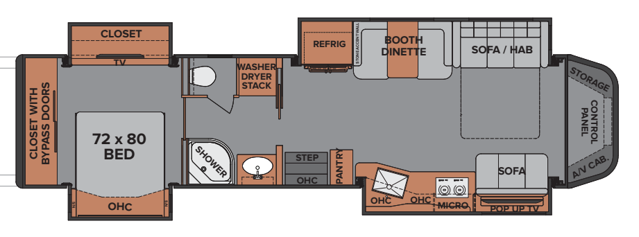 View 2023 Renegade RV Ikon i4534MM complete specs and manufacturer brochures