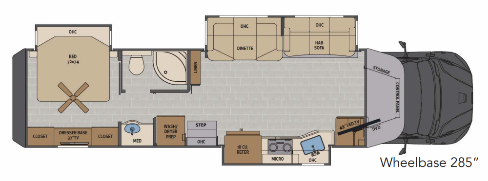 View 2023 Renegade RV Verona LE 38LDG complete specs and manufacturer brochures