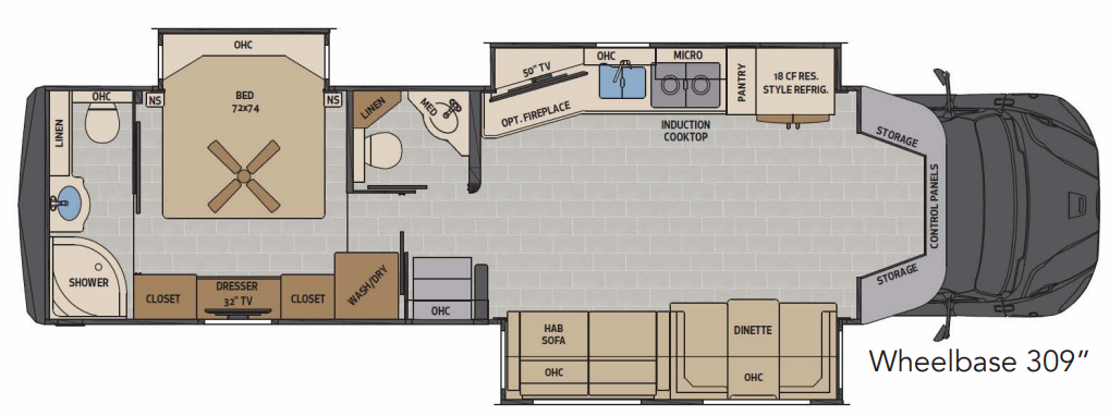 View 2023 Renegade RV Verona LE 40LRB complete specs and manufacturer brochures