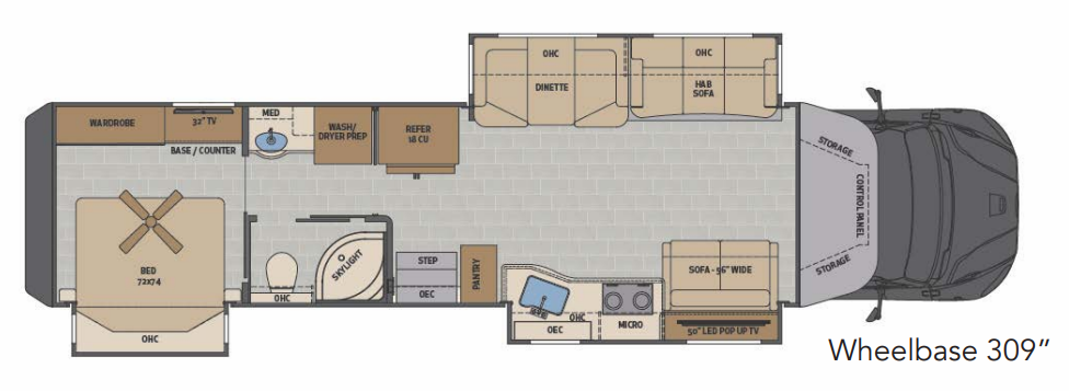View 2023 Renegade RV Verona LE 40LTS complete specs and manufacturer brochures