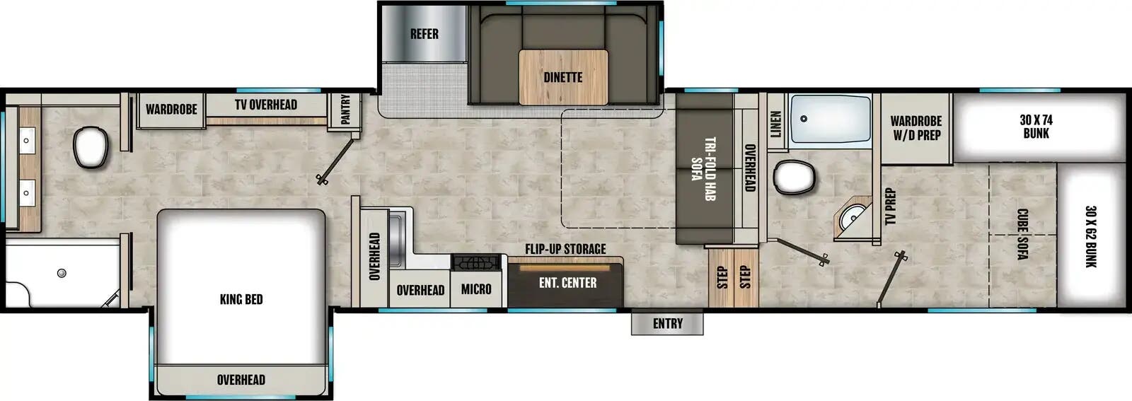 View 2023 Shasta Phoenix X-Edition 355FBX complete specs and manufacturer brochures