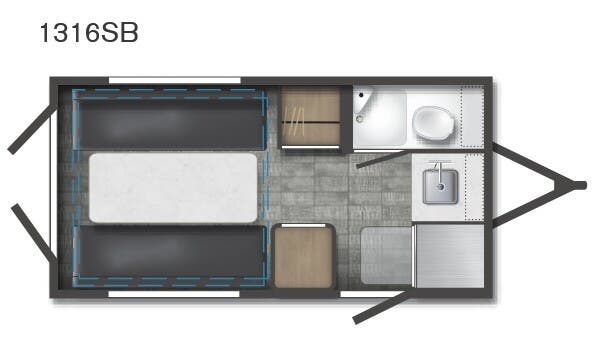 View 2023 Winnebago HIKE 100 FLX 1316SB complete specs and manufacturer brochures