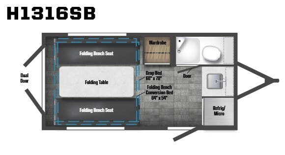 View 2023 Winnebago HIKE 100 H1316SB complete specs and manufacturer brochures