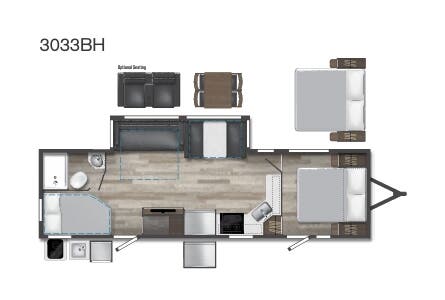 View 2023 Winnebago Voyage 3033BH complete specs and manufacturer brochures