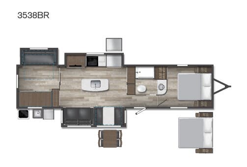 View 2023 Winnebago Voyage 3538BR complete specs and manufacturer brochures