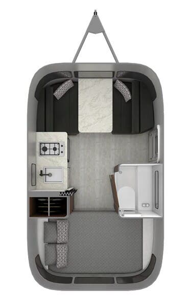 View 2024 Airstream Caravel 16RB complete specs and manufacturer brochures