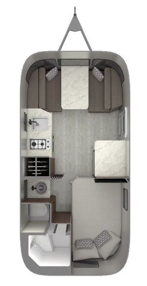 View 2024 Airstream Caravel 19CB complete specs and manufacturer brochures