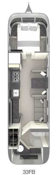 View 2024 Airstream Classic 33FB complete specs and manufacturer brochures