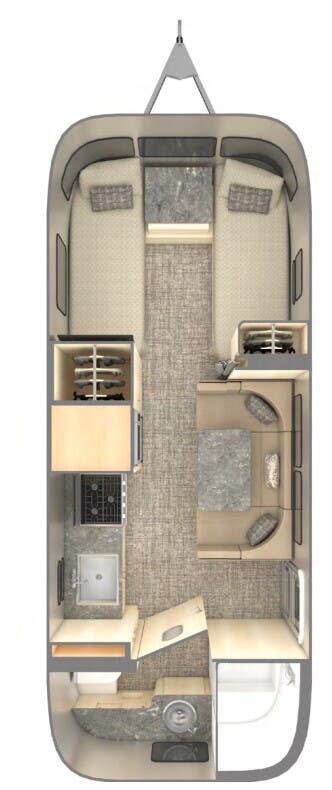 View 2024 Airstream Flying Cloud 23FB complete specs and manufacturer brochures