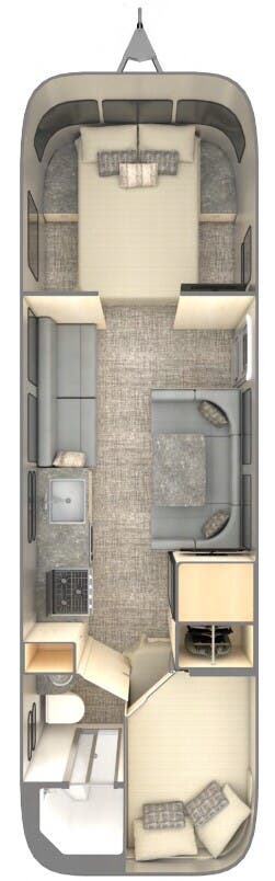 View 2024 Airstream Flying Cloud 30FB Bunk complete specs and manufacturer brochures