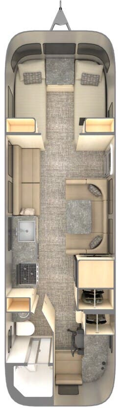 View 2024 Airstream Flying Cloud 30FB Office complete specs and manufacturer brochures