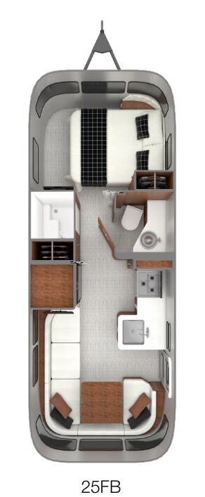 View 2024 Airstream Globetrotter 25FB complete specs and manufacturer brochures