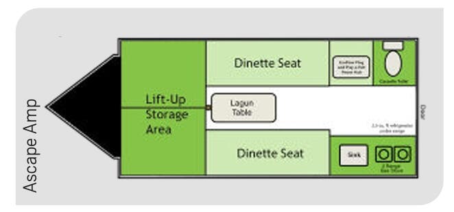View 2024 Aliner Ascape Amp complete specs and manufacturer brochures