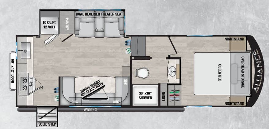 View 2024 Alliance RV Avenue All-Access 22ML complete specs and manufacturer brochures