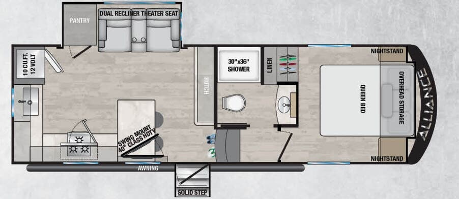 View 2024 Alliance RV Avenue All-Access 24RK complete specs and manufacturer brochures