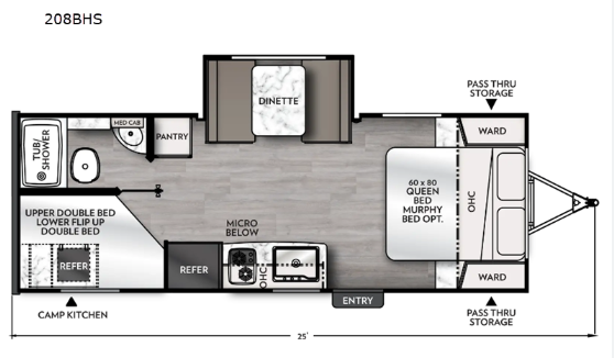 View 2024 Coachmen Apex Nano 208BHS complete specs and manufacturer brochures