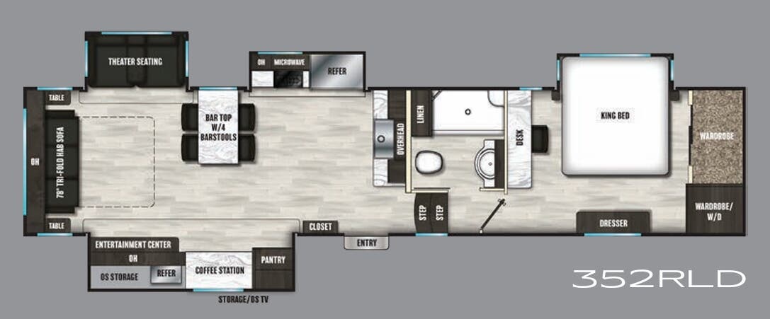 View 2024 Coachmen Brookstone 352RLD complete specs and manufacturer brochures