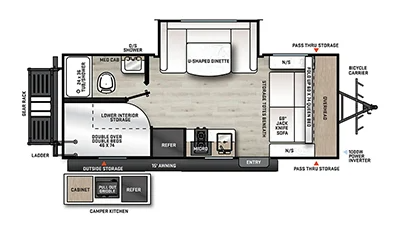 View 2024 Coachmen Catalina Expedition 192BHS complete specs and manufacturer brochures
