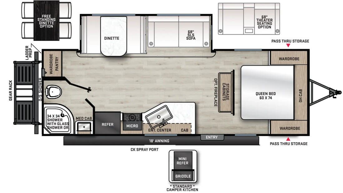 View 2024 Coachmen Catalina Legacy Edition 243RBS complete specs and manufacturer brochures