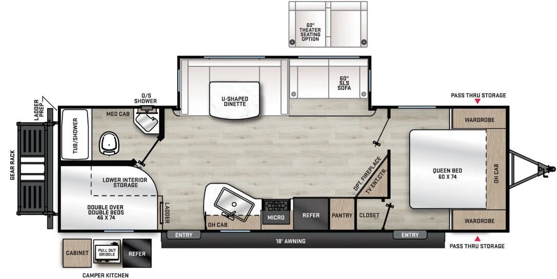 View 2024 Coachmen Catalina Legacy Edition 263BHSCK complete specs and manufacturer brochures