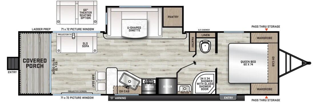 View 2024 Coachmen Catalina Legacy Edition 283EPIC complete specs and manufacturer brochures