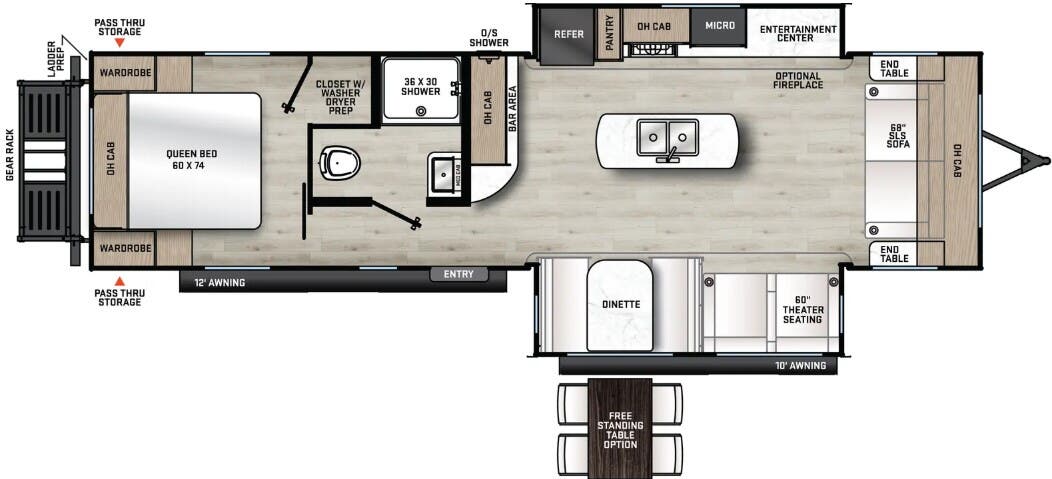 View 2024 Coachmen Catalina Legacy Edition 283FEDS complete specs and manufacturer brochures