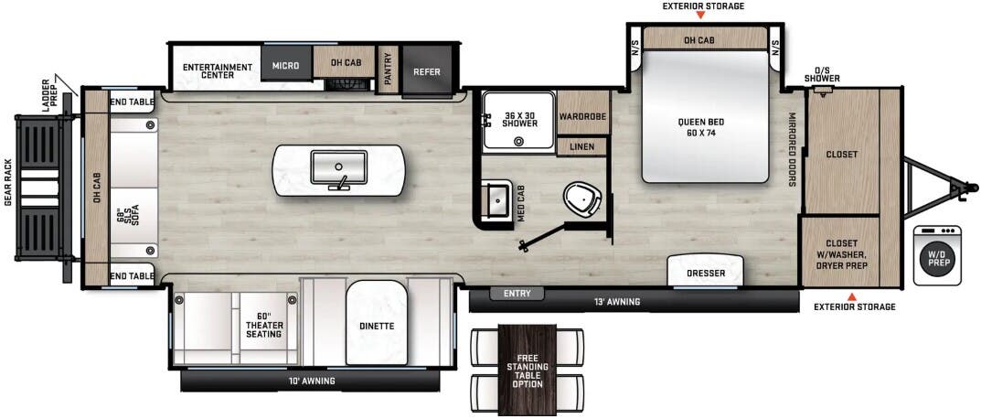 View 2024 Coachmen Catalina Legacy Edition 313RLTS complete specs and manufacturer brochures