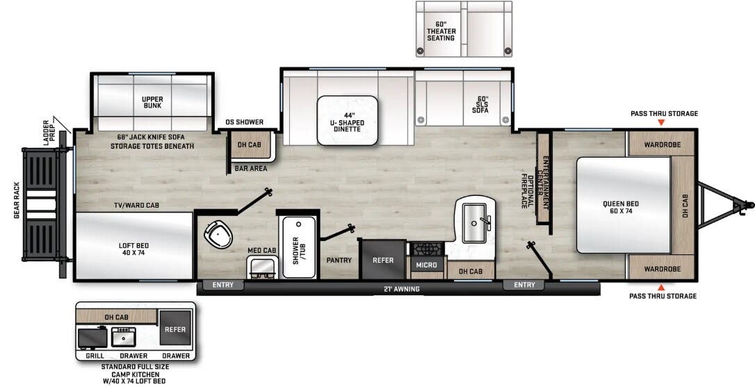 View 2024 Coachmen Catalina Legacy Edition 323BHDSCK complete specs and manufacturer brochures