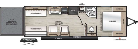 View 2024 Coachmen Catalina Trail Blazer 26TH complete specs and manufacturer brochures
