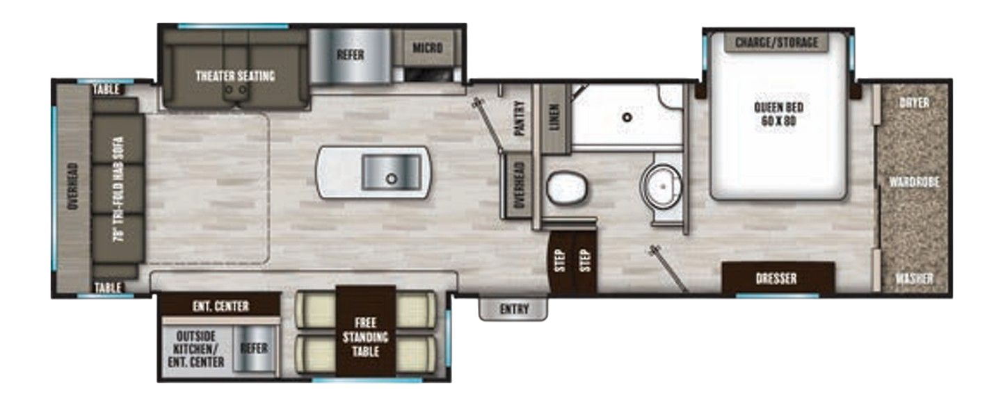 View 2024 Coachmen Chaparral 298RLS complete specs and manufacturer brochures