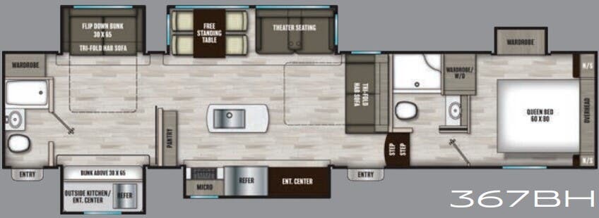 View 2024 Coachmen Chaparral 367BH complete specs and manufacturer brochures