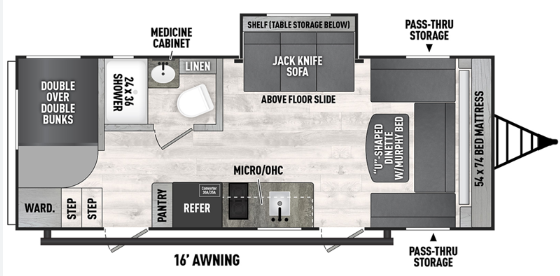 View 2024 Coachmen Clipper 252DBUS complete specs and manufacturer brochures