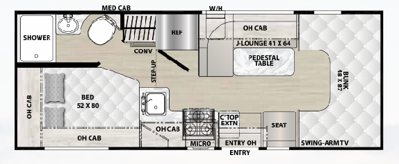 View 2024 Coachmen Cross Trail XL 20CB complete specs and manufacturer brochures