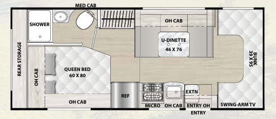 View 2024 Coachmen Cross Trail XL 23XG complete specs and manufacturer brochures