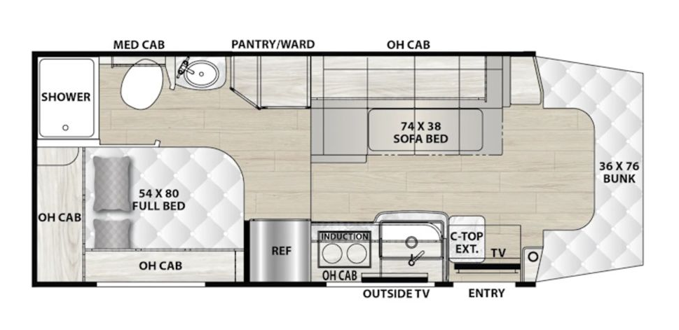 View 2024 Coachmen Cross Trail XLS 24FL complete specs and manufacturer brochures