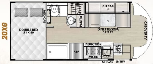View 2024 Coachmen Cross Trail Xtreme EV 20XG complete specs and manufacturer brochures