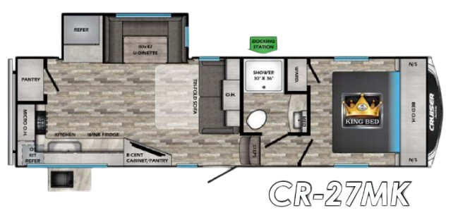 View 2024 CrossRoads Cruiser Aire CR-27MK complete specs and manufacturer brochures