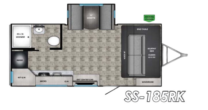 View 2024 CrossRoads Sunset Trail Super Lite SS-185RK complete specs and manufacturer brochures