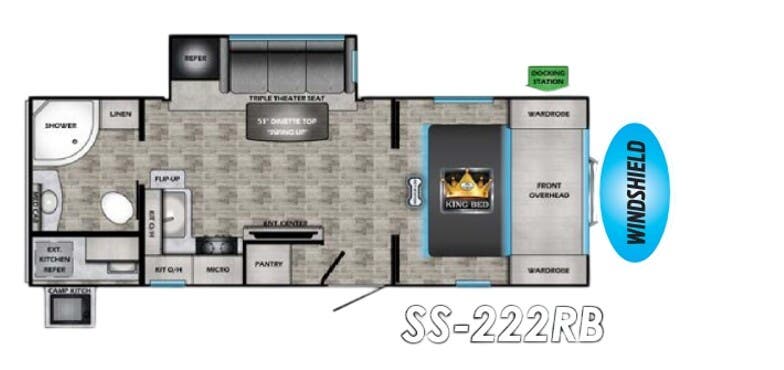 View 2024 CrossRoads Sunset Trail Super Lite SS-222RB complete specs and manufacturer brochures