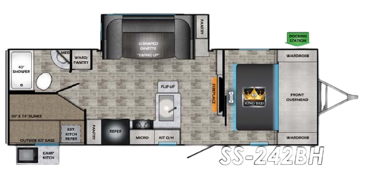 View 2024 CrossRoads Sunset Trail Super Lite SS-242BH complete specs and manufacturer brochures
