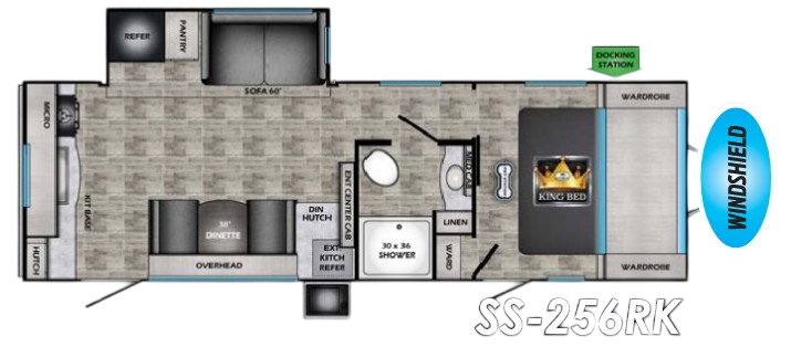 View 2024 CrossRoads Sunset Trail Super Lite SS-256RK complete specs and manufacturer brochures