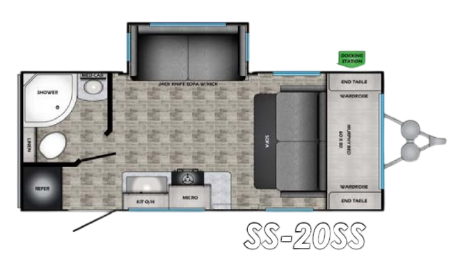 View 2024 CrossRoads Sunset Trail Trail Series 7.5 SS-20SS complete specs and manufacturer brochures
