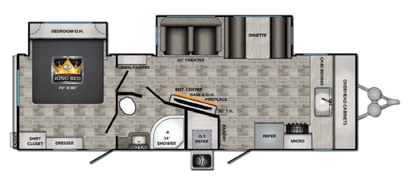 View 2024 CrossRoads Volante 27FK complete specs and manufacturer brochures