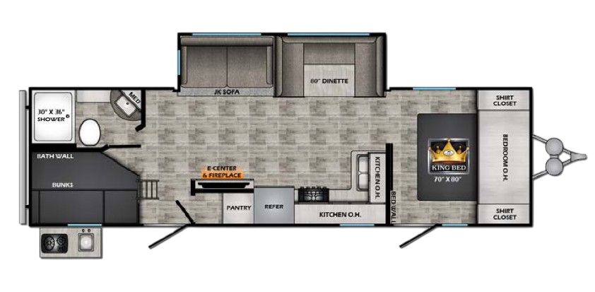 View 2024 CrossRoads Volante 28BH complete specs and manufacturer brochures
