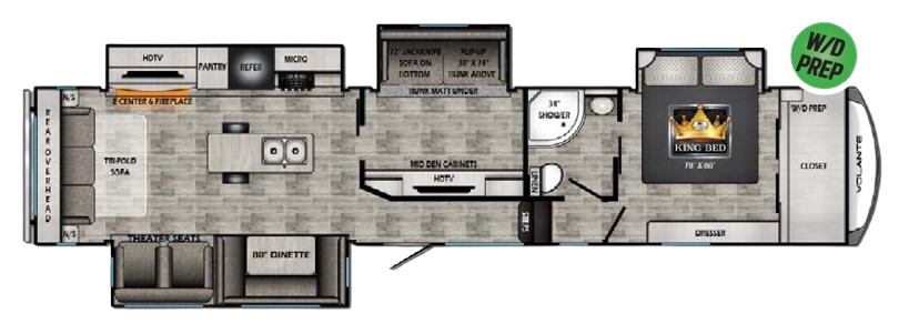 View 2024 CrossRoads Volante 375MD complete specs and manufacturer brochures