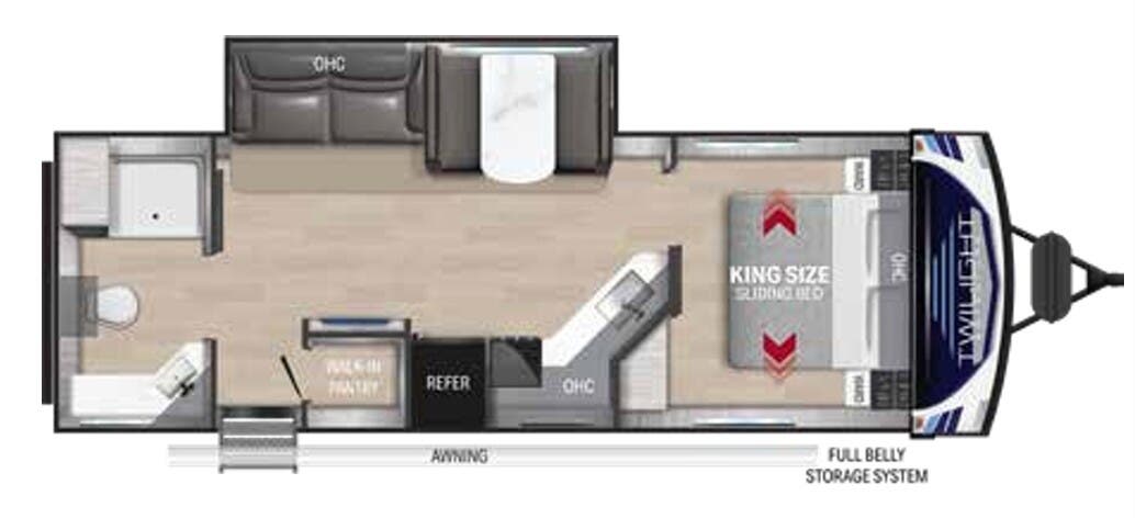 View 2024 Cruiser RV Twilight TWS-26RB complete specs and manufacturer brochures