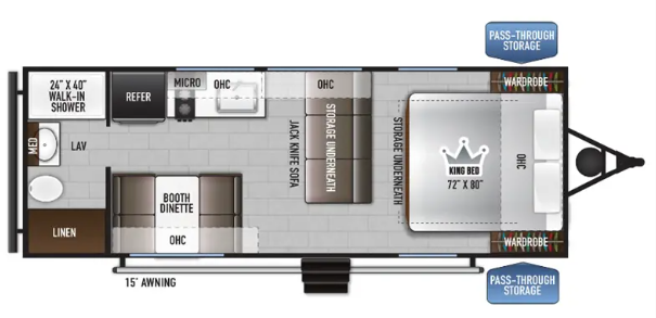 View 2024 East to West Della Terra 220RBLE complete specs and manufacturer brochures