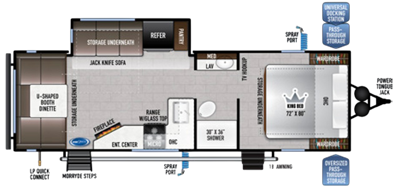 View 2024 East to West Della Terra 251RD-RL complete specs and manufacturer brochures
