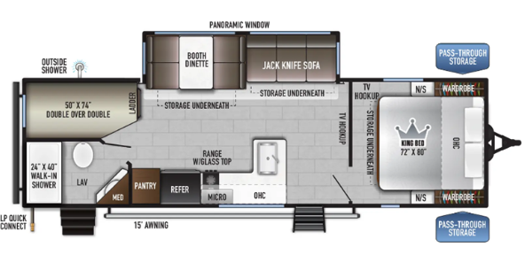 View 2024 East to West Della Terra 255BHLE complete specs and manufacturer brochures